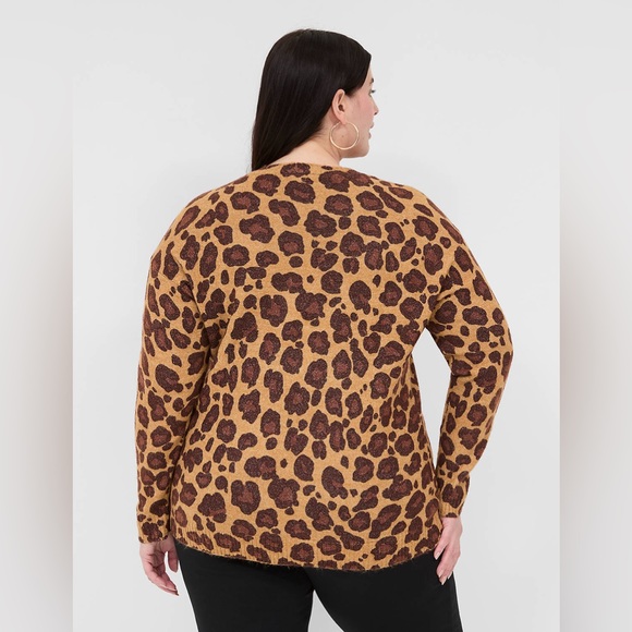 Lane Bryant | Crew Neck Animal Printed Sweater - Picture 4 of 9